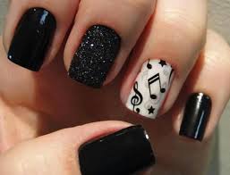  unhas decoradas pretas